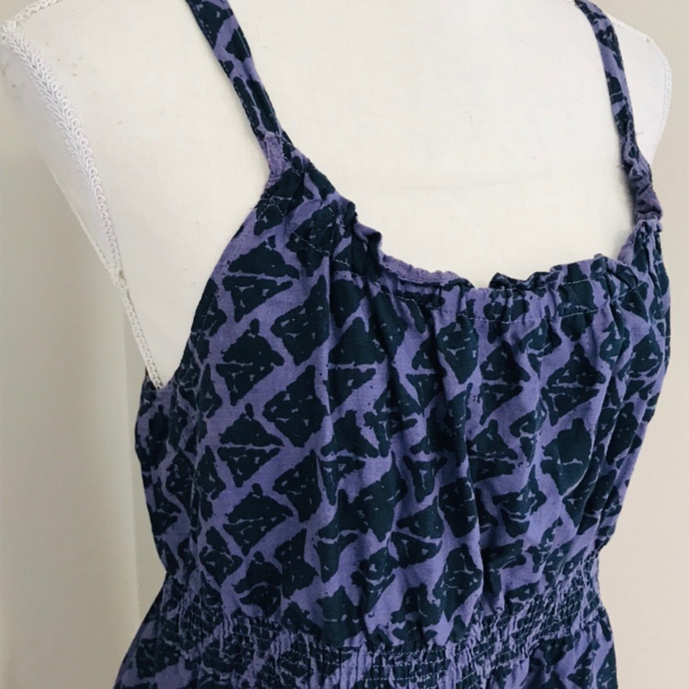 Sonoma Patterned IndigoMidi Dress